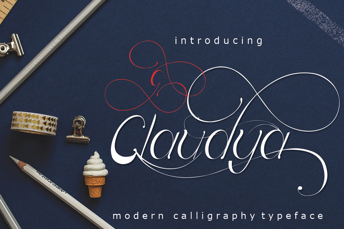 Claudya Script Font