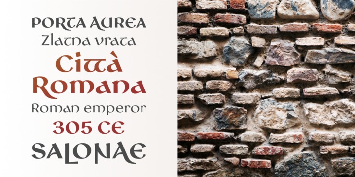 Diocletian Typeface Font