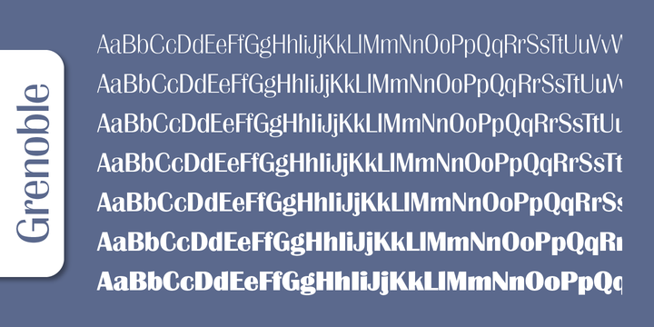 Grenoble Serial Font Family
