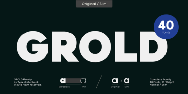Grold Font Family
