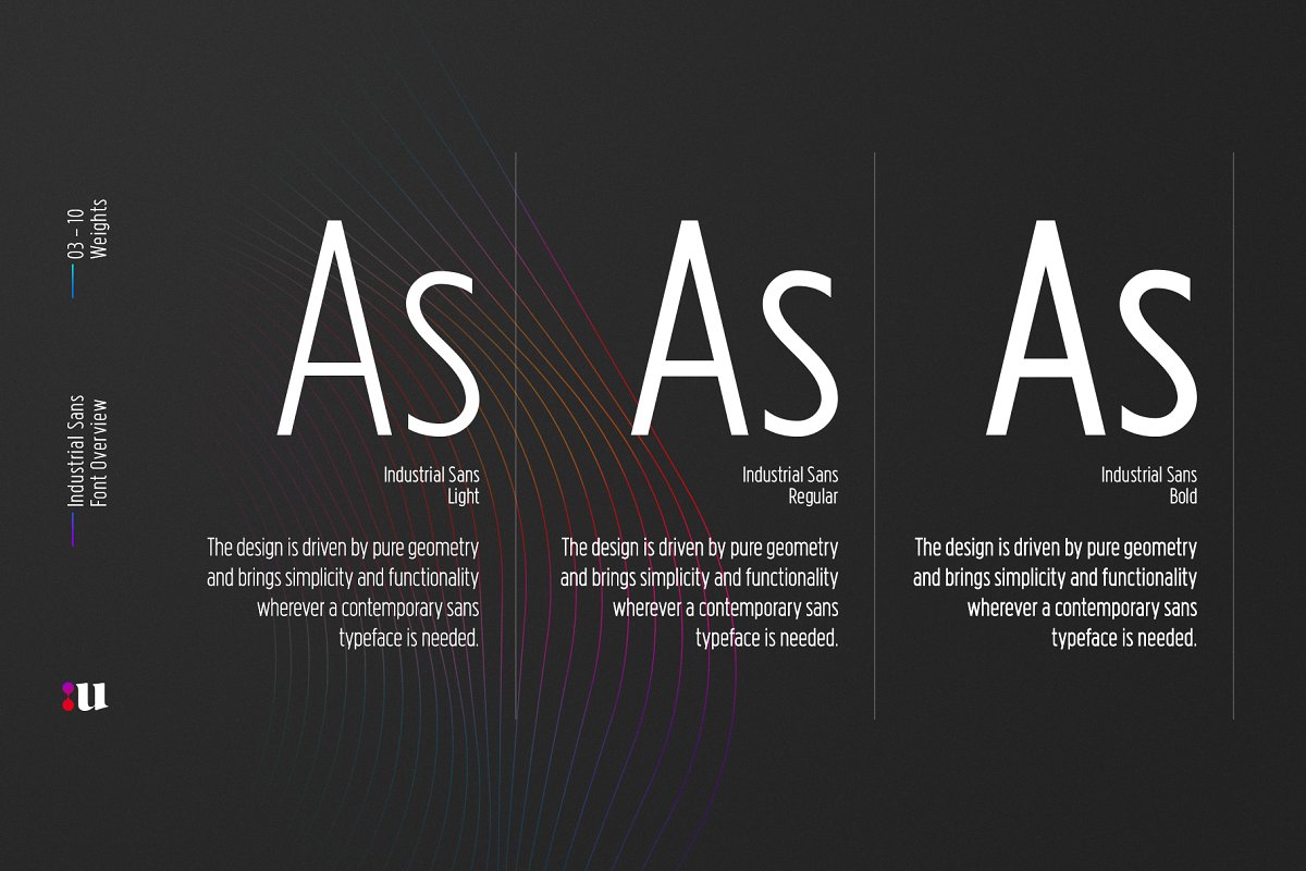 Industrial Sans Typeface