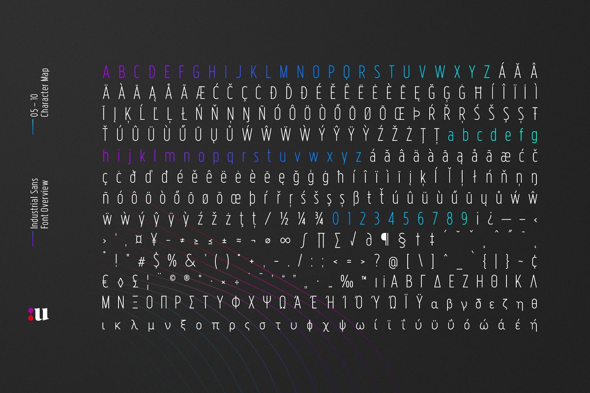 Industrial Sans Typeface