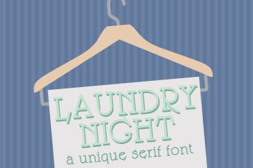 LD Laundry Night Regular Font