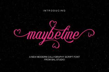 maybeline Script Font