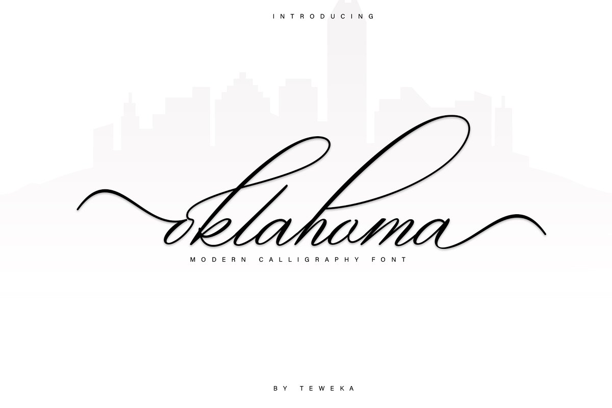 oklahoma calligraphy font oklahoma calligraphy font