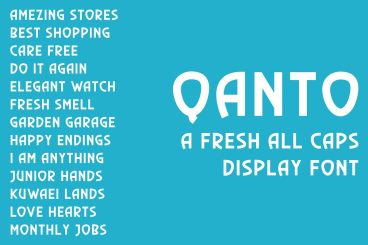 Qanto - Display Font