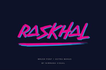Raskhal Plus Extra Bonus Font
