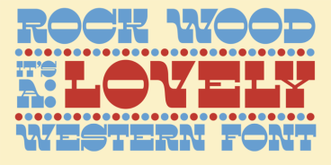 Rock Wood Font Family