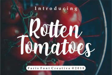 Rotten TomatoesScript Font