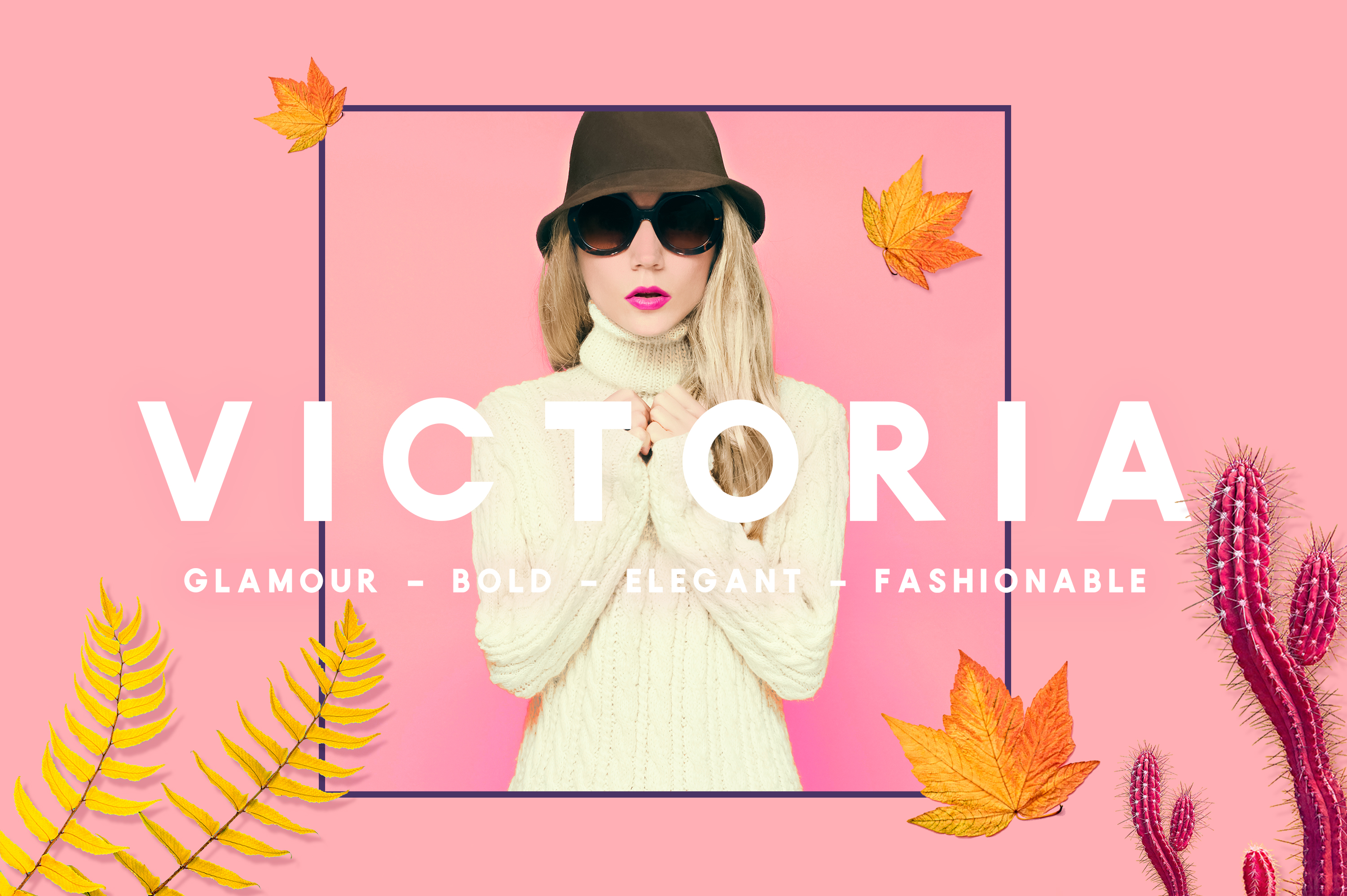 Victoria - Glamour, Elegant Headline
