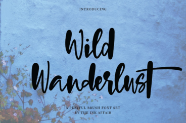 Wild Wanderlust Font Set