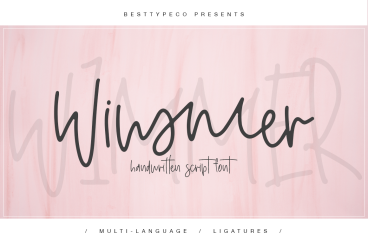 WimmerScript Font