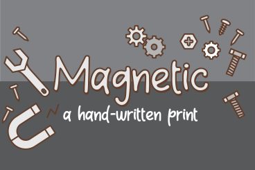 ZP Magnetic Regular Font
