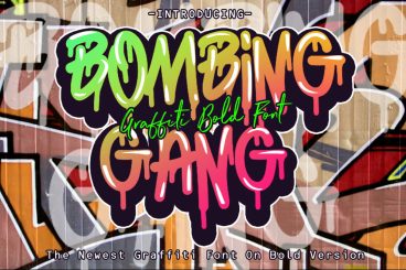 BOMBING GANG GRAFFITI BOLD FONTOther Font