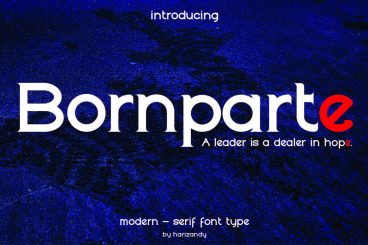 Bornparte Regular Font