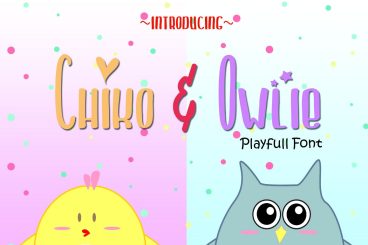 Chiko & Owlie - Extra Cute GraphicRegular Font