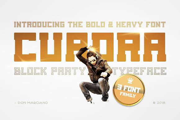 Cuadra - Block Font