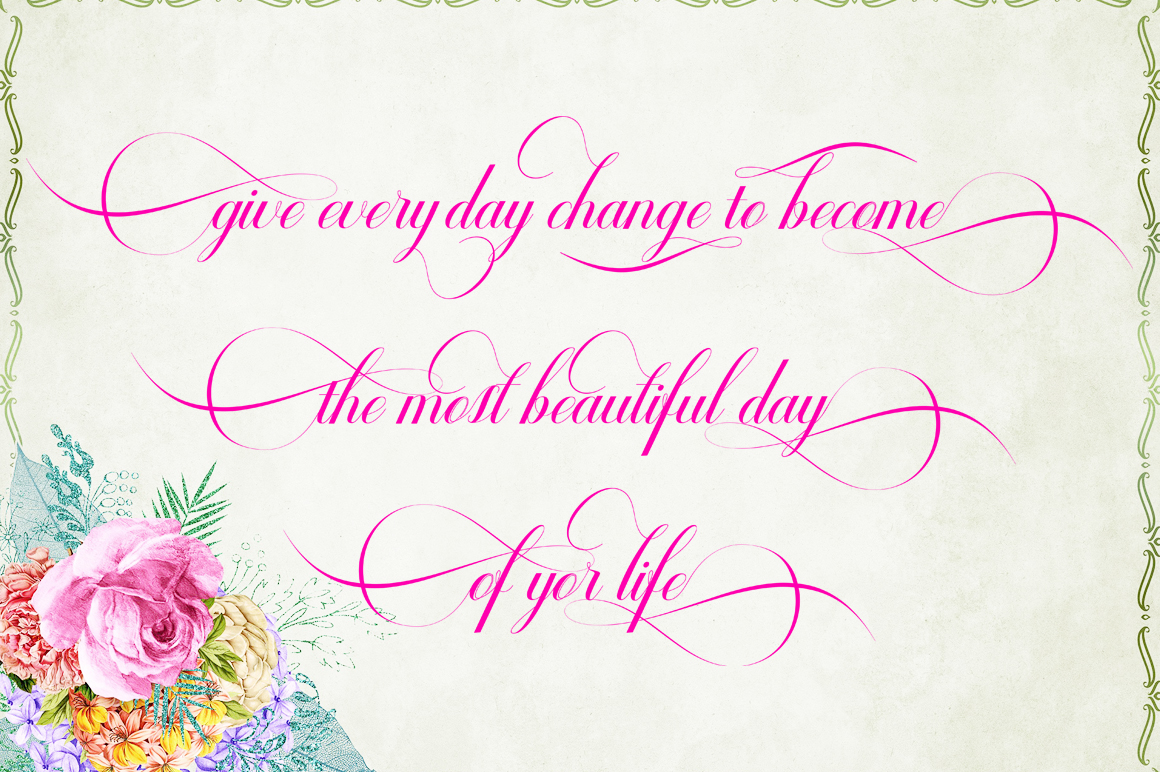geshaneScript Font