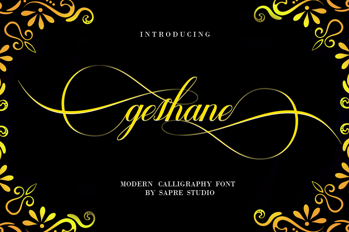 geshaneScript Font