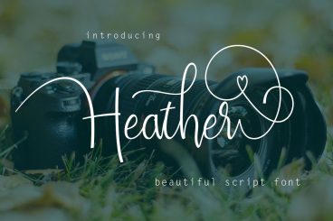 Heather Script Font