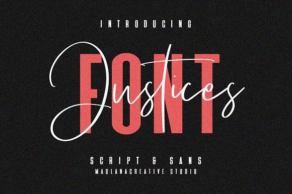 Justices Script Font