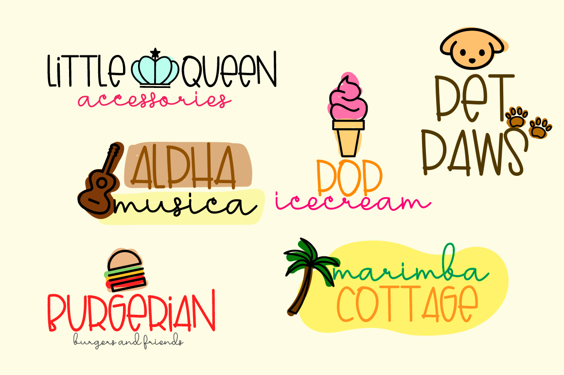 Lovely Puppy - Font duo with bonus Regular Font Lovely Puppy - Font duo with bonus Regular Font