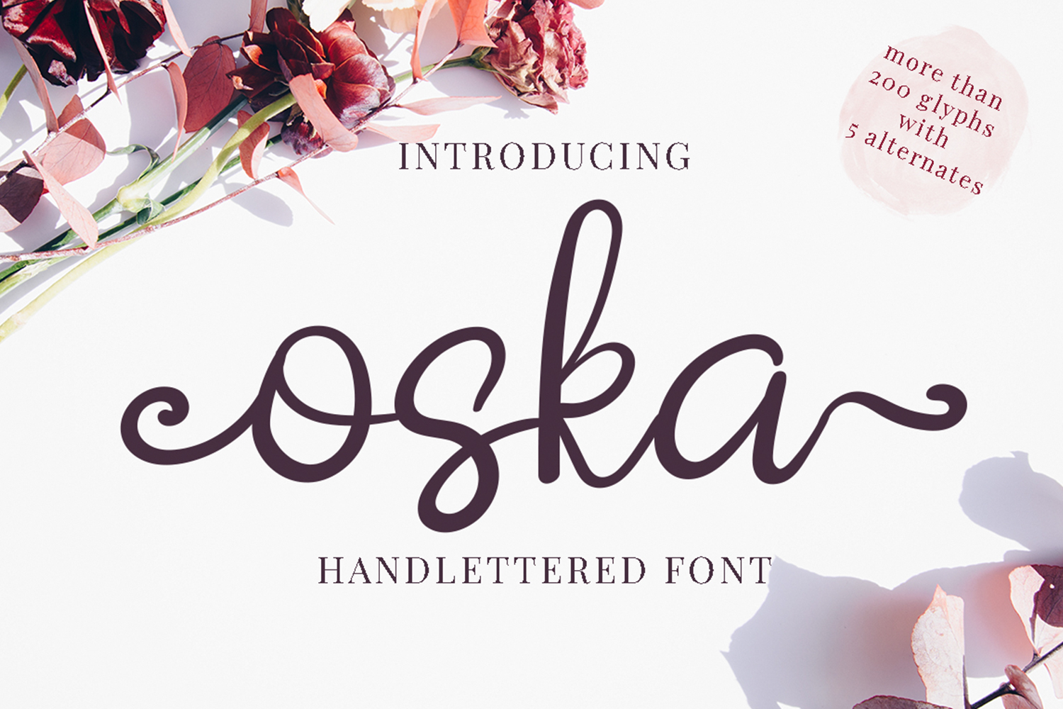 Oska Script Font Oska Script Font
