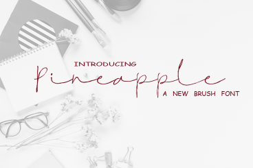 Pineapple Script Font