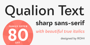 Qualion Text Font Family