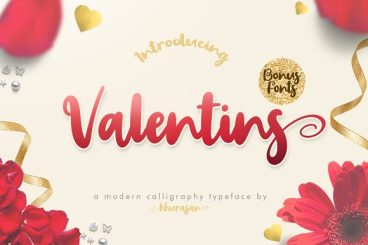 Valentins + Bonus 2 Font