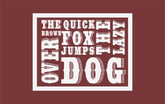 Wide Saloon Font