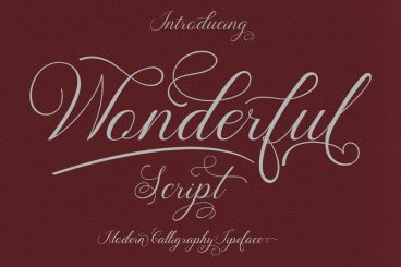 wonderful scriptScript Font