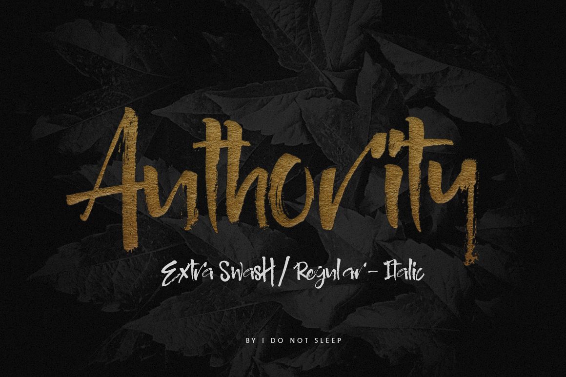 Authority Other Font Authority Other Font