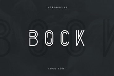 Bock - Logo Font