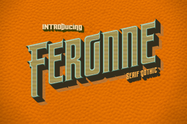 Feronne Serif Gothic Family Regular Font