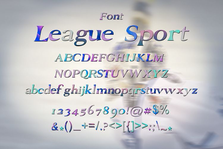League Sport Font