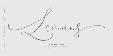 Lemans Pen Script Font Family