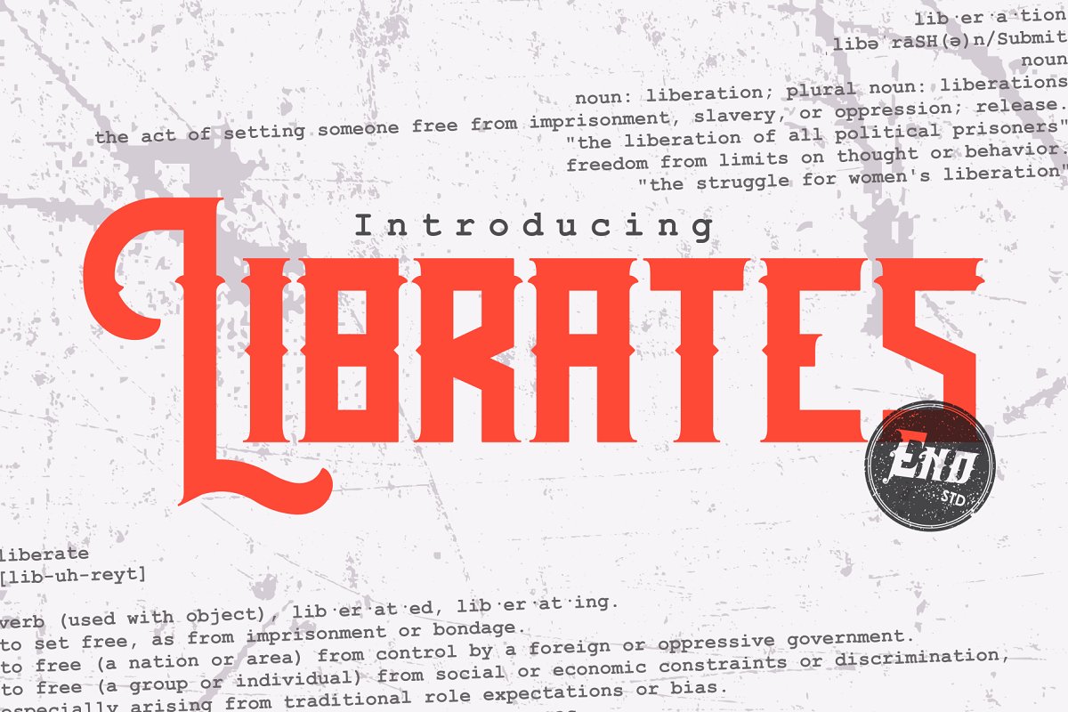 Librates Typeface Font