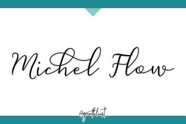 Michel Flow Script Font