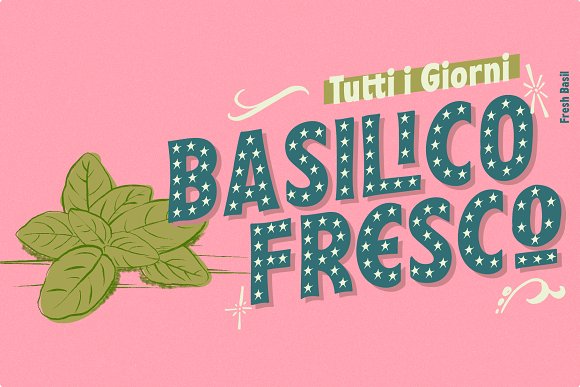 Pesto Fresco 28 fonts 50%Off