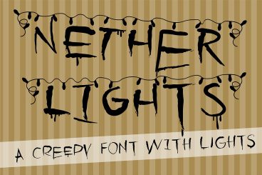 PN Nether LightsRegular Font