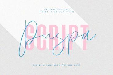 Puspa Script Sans Font