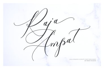 RAJA AMPAT FONT