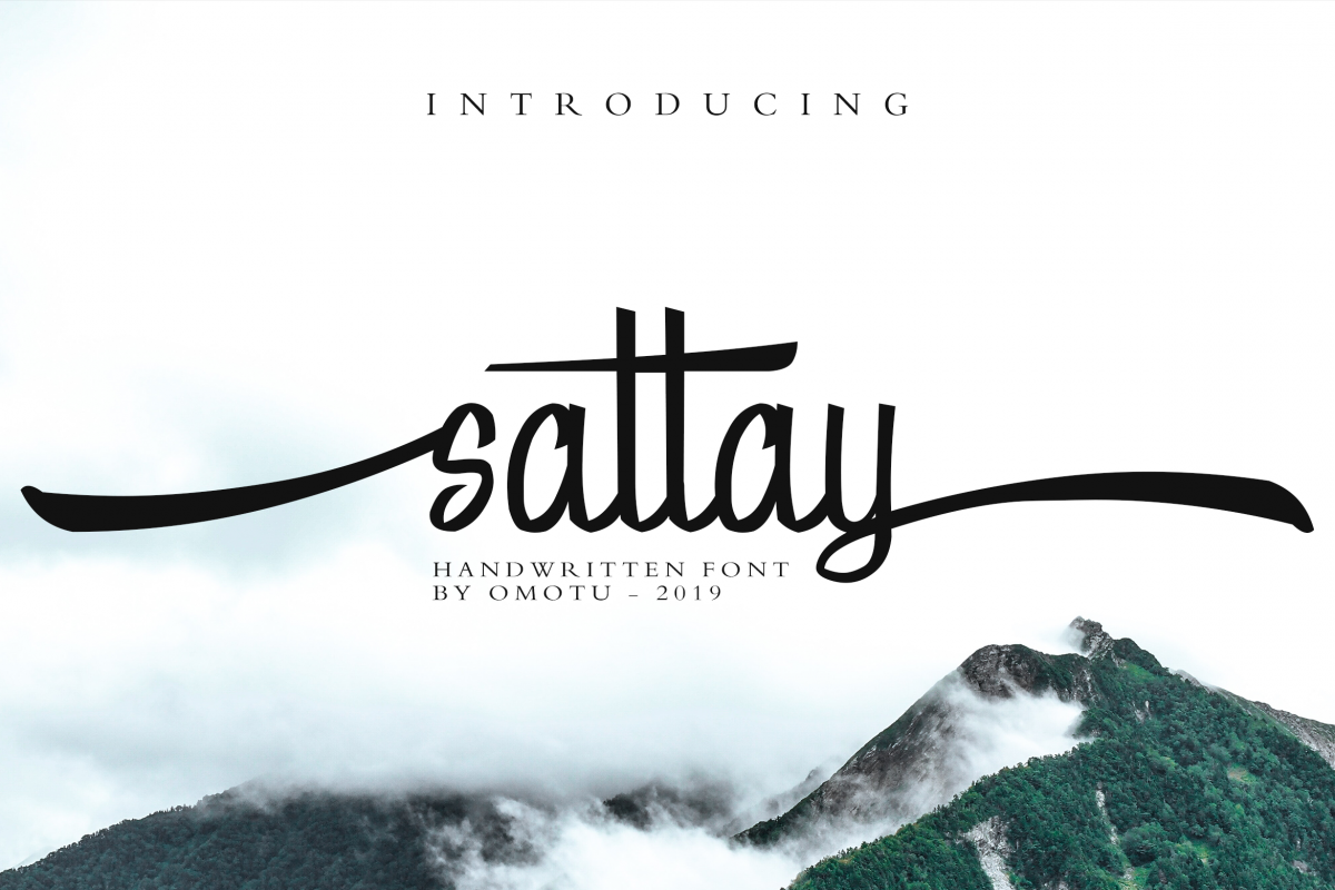 Sattay Script Font Sattay Script Font
