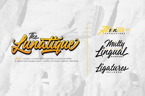 The Lunatique Font