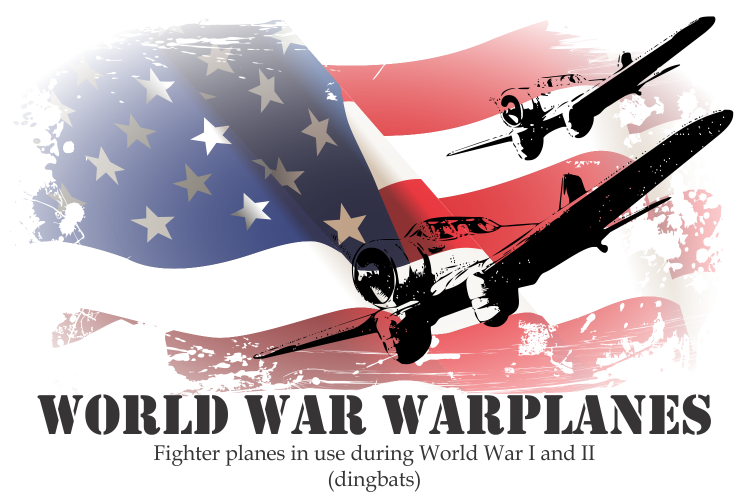 World War Warplanes Other Font