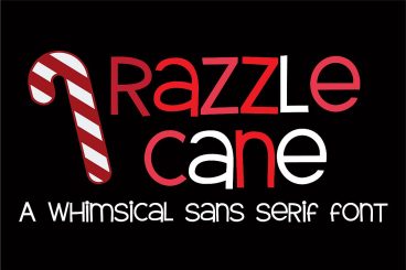 ZP Razzle Cane Regular Font