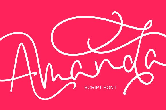 Amanda Script Font - Free Font