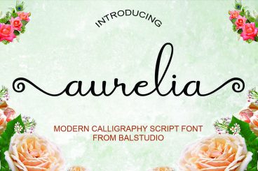 Aurelia Script Font