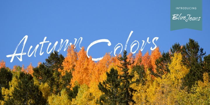 Blue Jeans Font